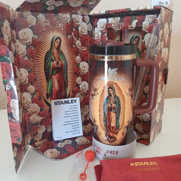 40oz Stanley Virgin of Guadalupe Tumbler - Brown and Multicolor - Picture 2 of 2